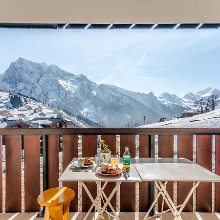 L'Oree Des Aravis - Au Pied Des Pistes Manigod Buitenkant foto
