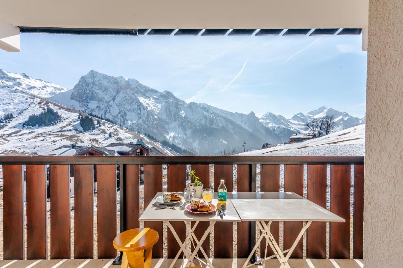 L'Oree Des Aravis - Au Pied Des Pistes Manigod Buitenkant foto