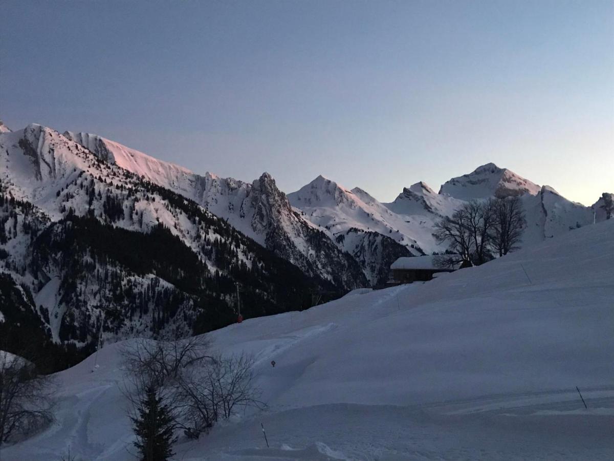 L'Oree Des Aravis - Au Pied Des Pistes Manigod Buitenkant foto